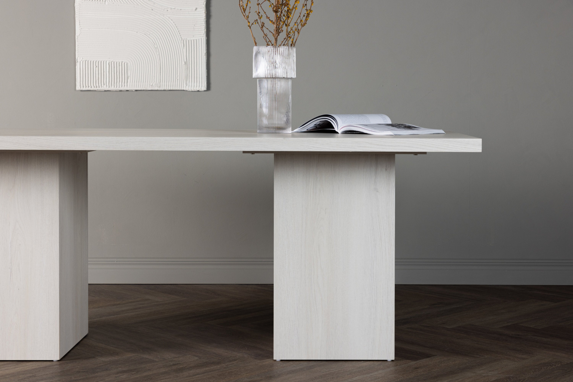 Fredrikshamn Eetkamertafel - 200x75cm - Wit