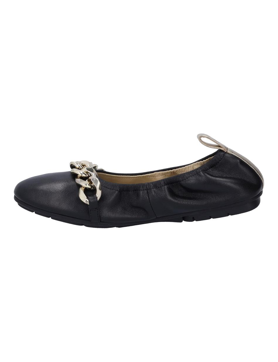 Ballerina Cecina 04, schwarz-gold