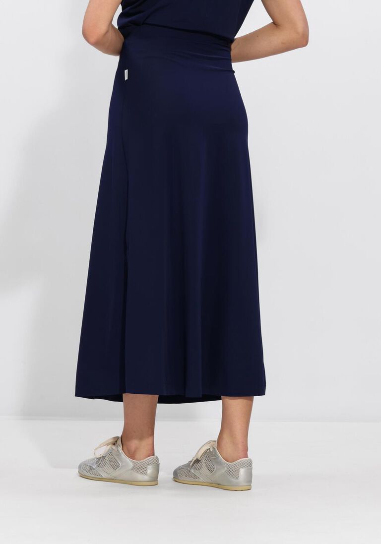 blauwe penn & ink maxirok skirt