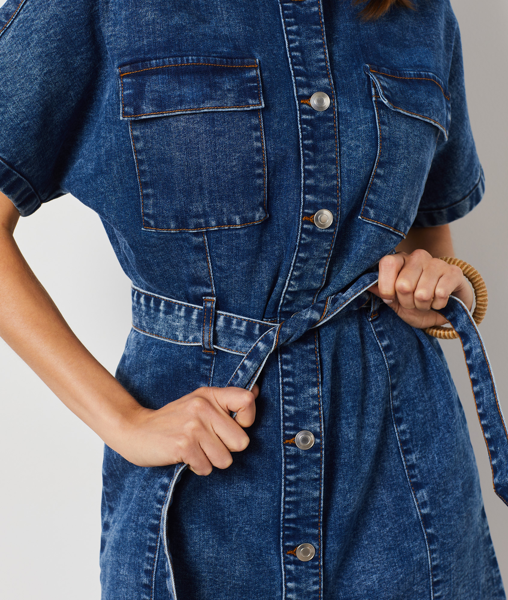 Robe en jean