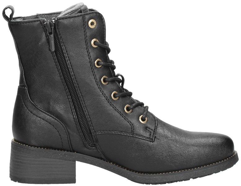 Mustang Veterschoenen Hoog zwart