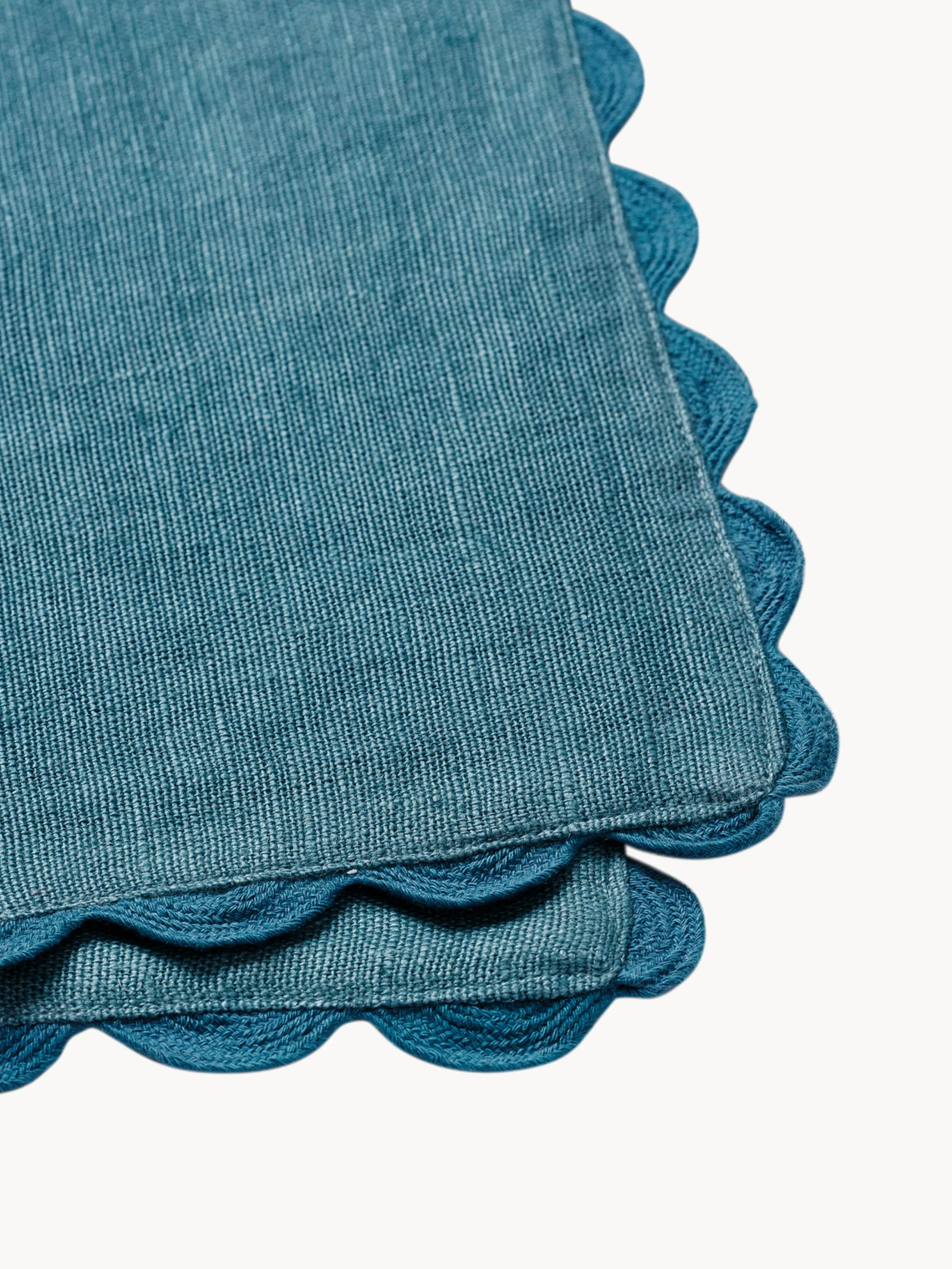 Handgemaakt placemat Willow van linnen