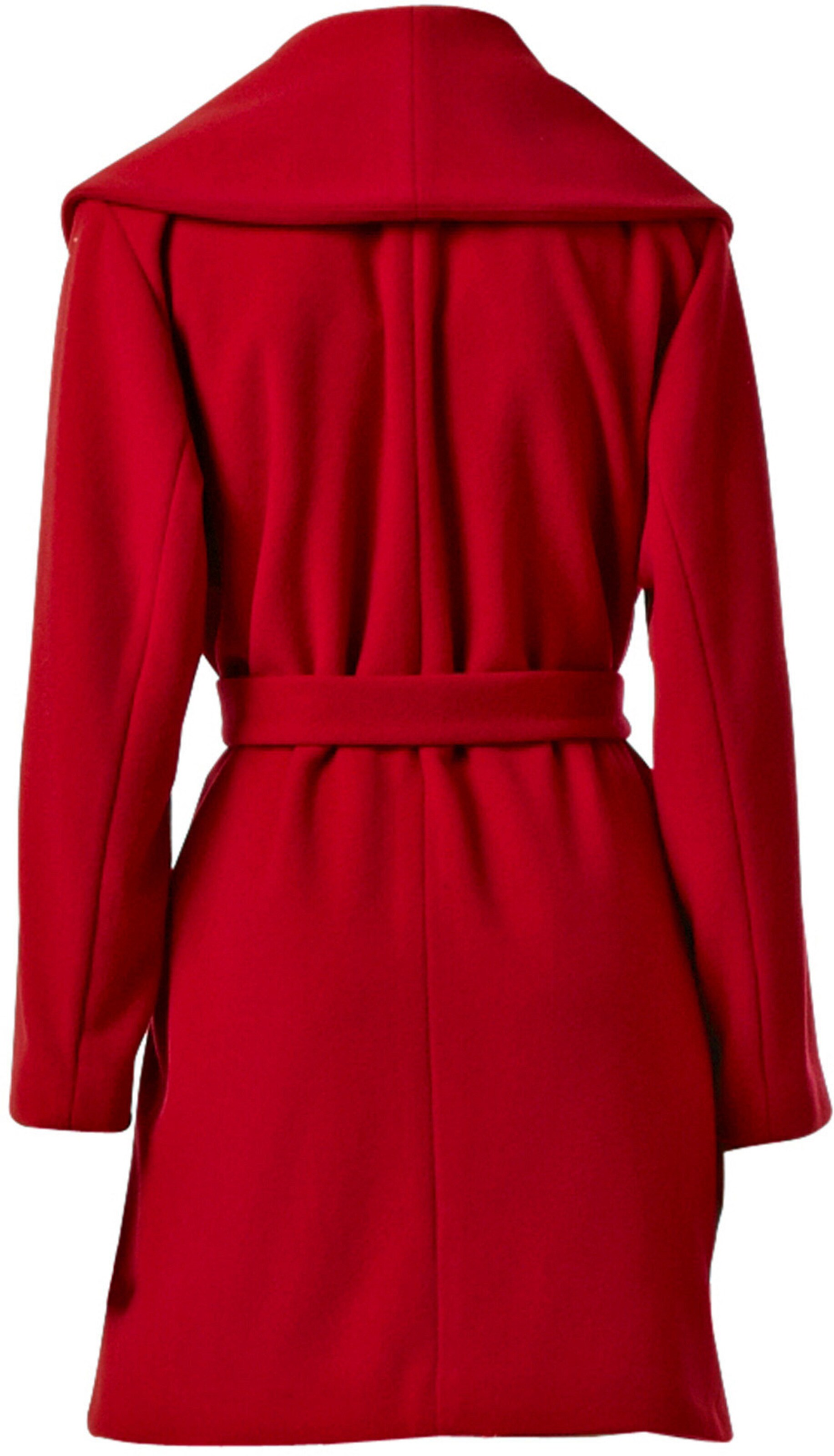 heine Woll-Jacke in rot