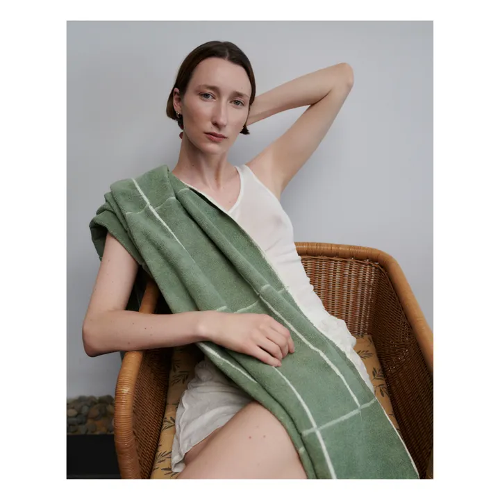 Baina Serviette de bain Miles | Vert