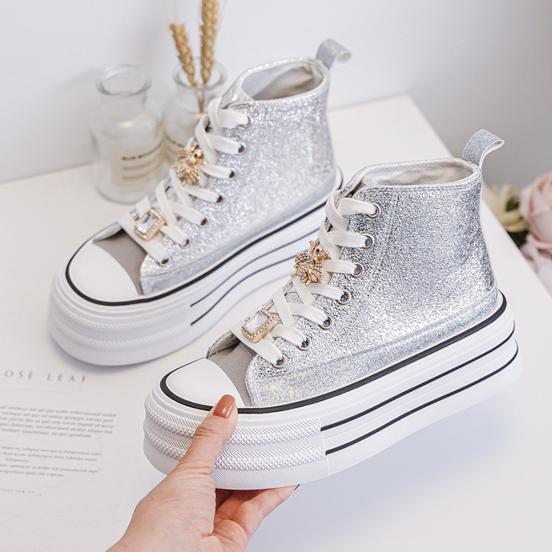 I want it all sneakers - zilver