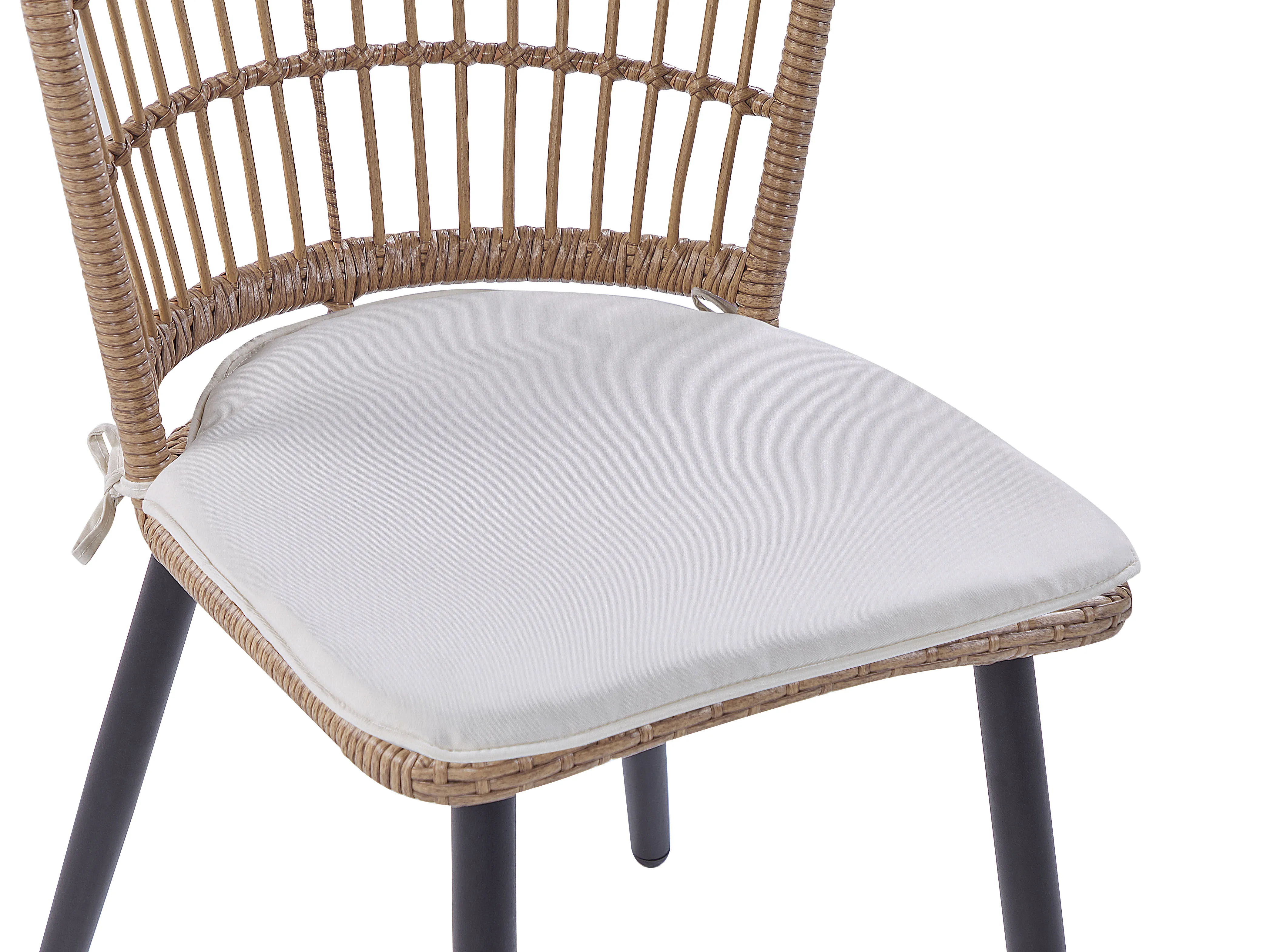 Tuinset 6-zits ALIANO II met kussens PE rotan Beige