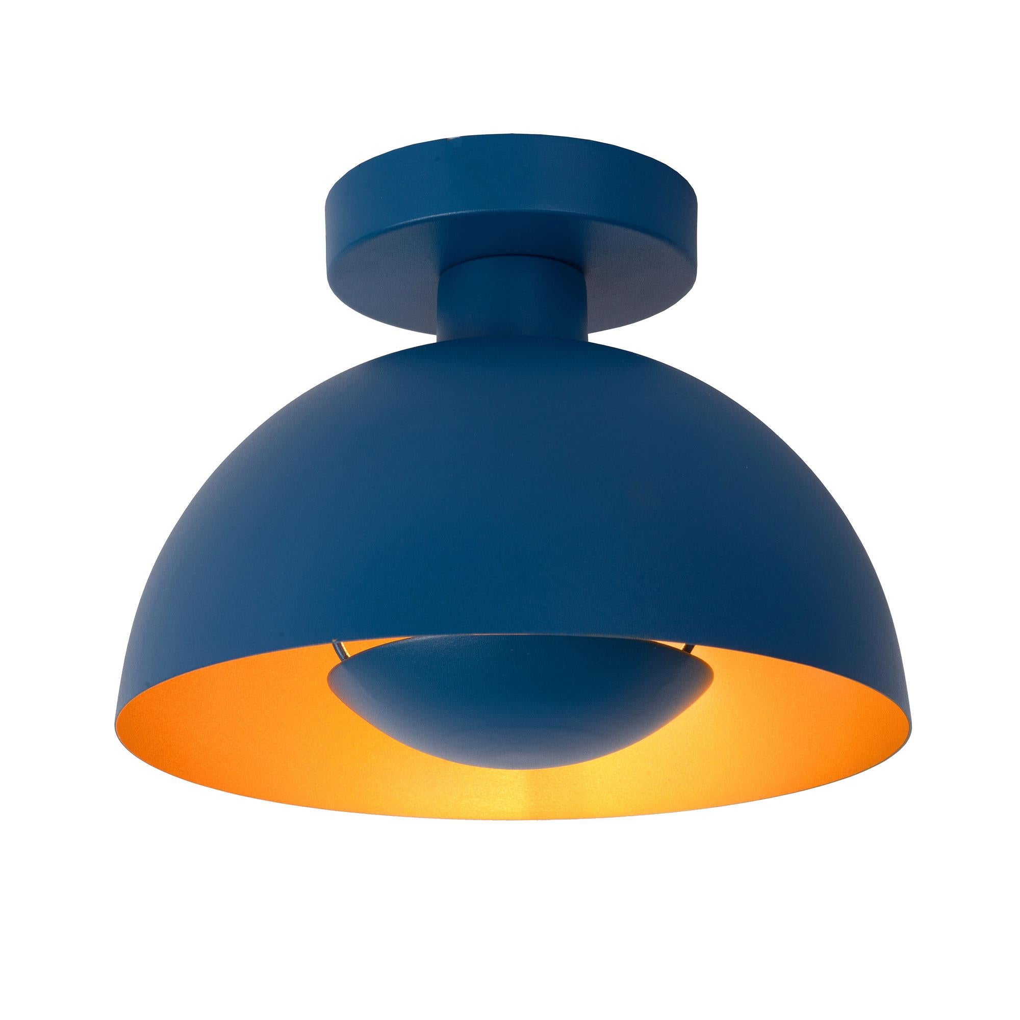 Siemon plafondlamp Ã25 blauw