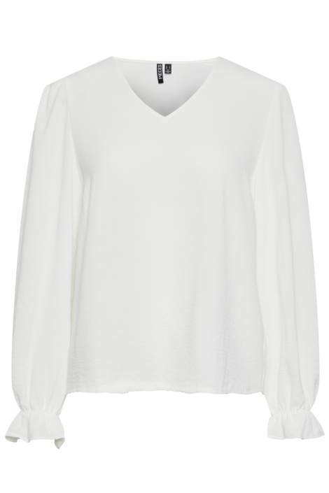 Pieces witte dames blouse