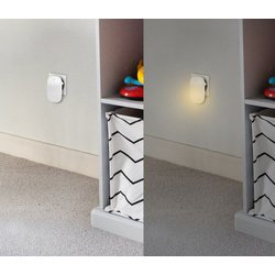 Lampe d'orientation à LED avec capteur, blanc