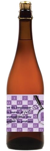 45 jaar Blond Bier 75 cl