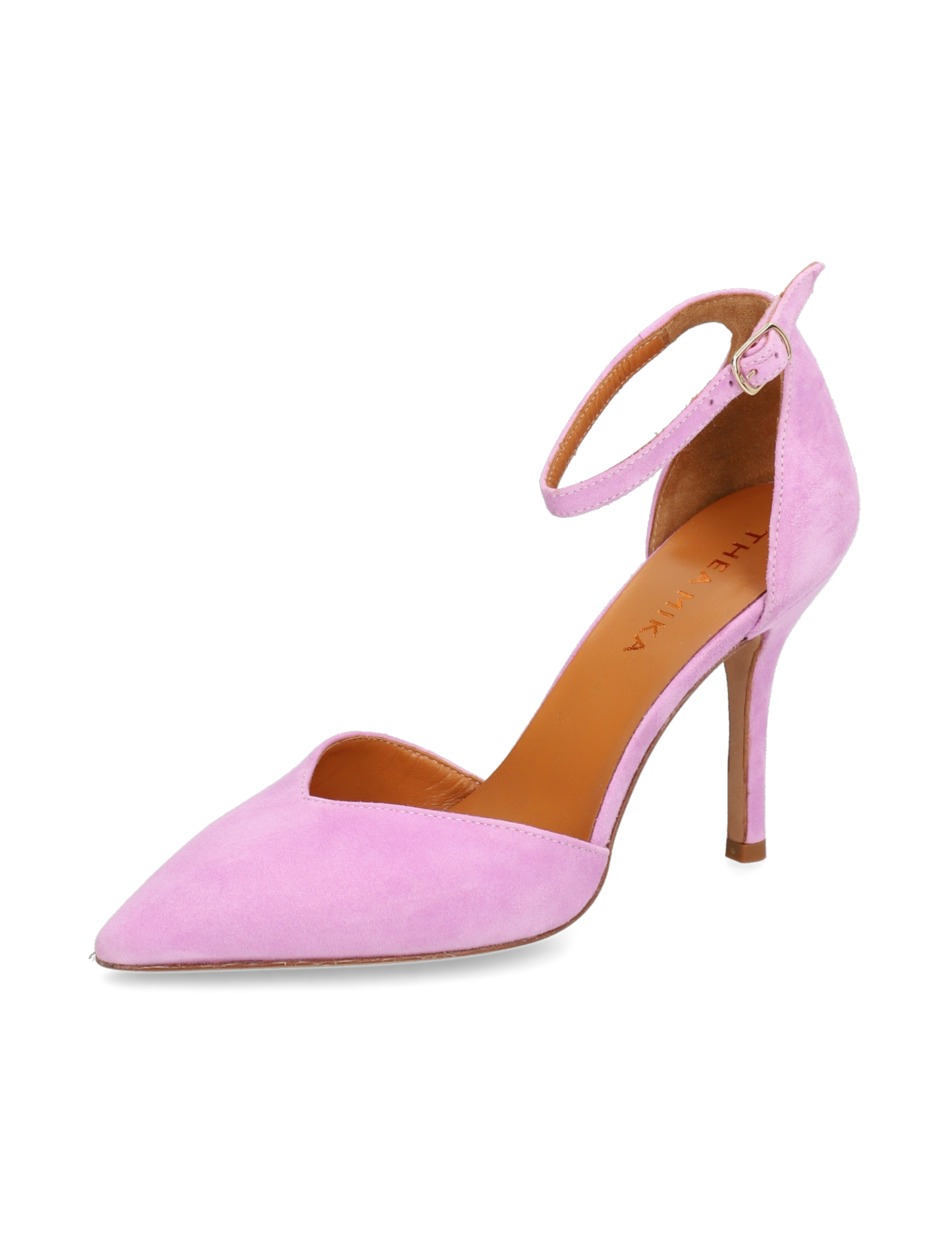 Veloursleder Pumps