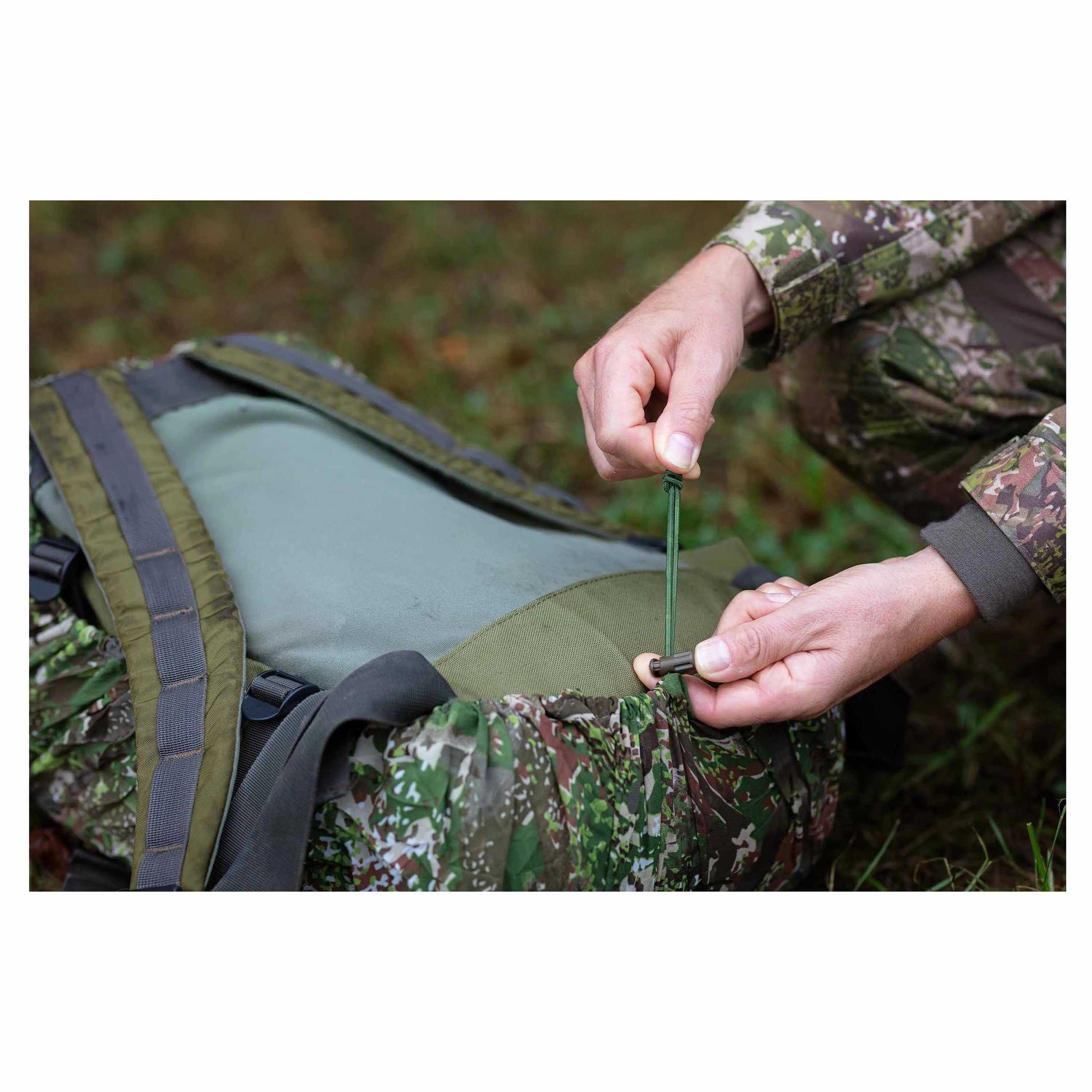 Ghosthood -  Tarnzubehör Backpack Cover concamo green