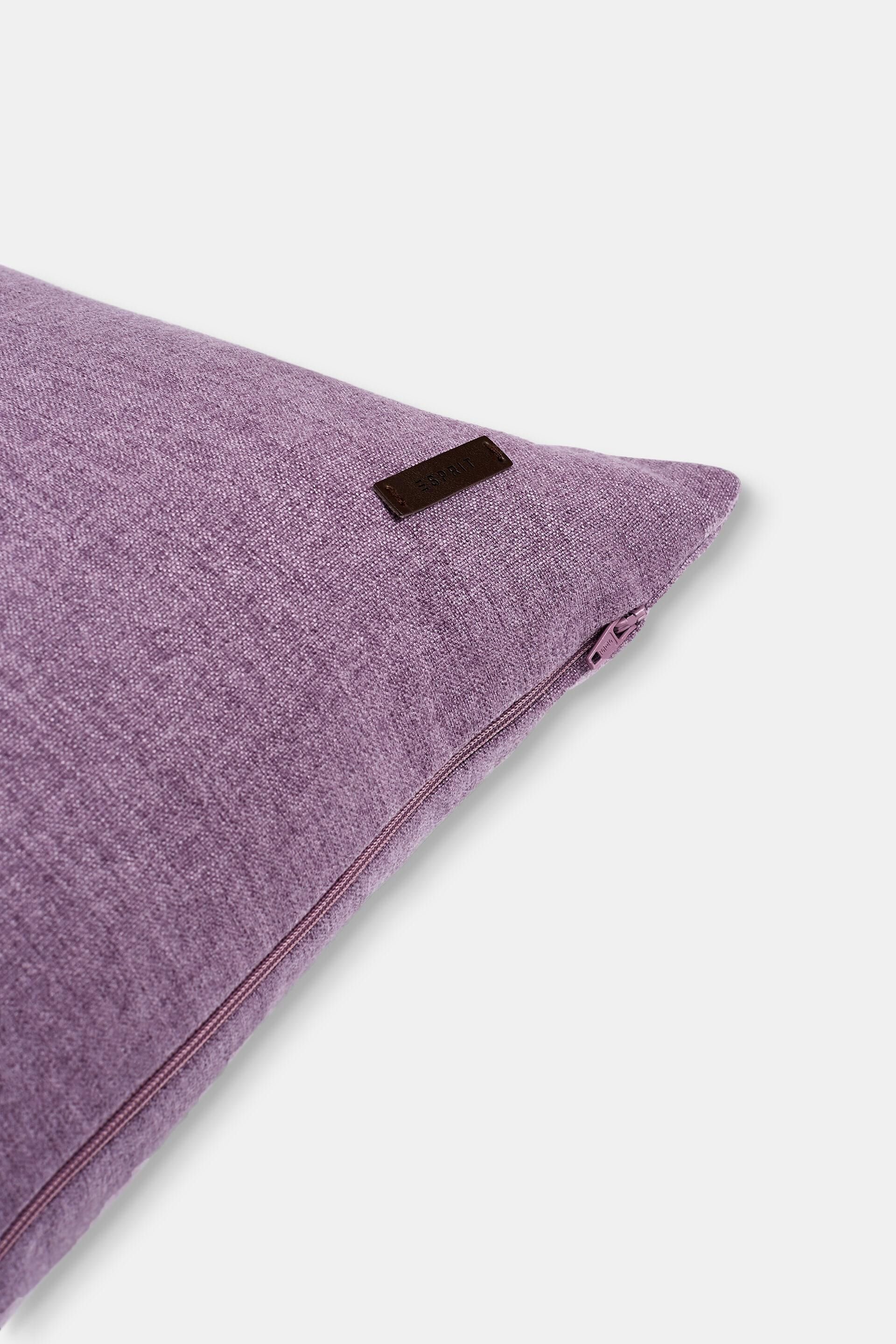 Housse de coussin en mélange de matières à teneur en micro velours
