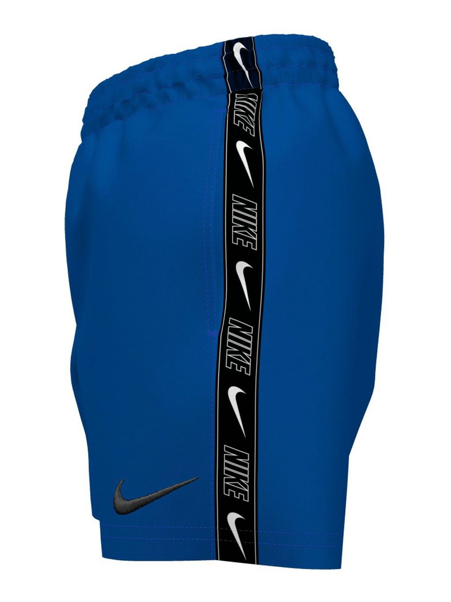 Blauw - Nike Swim Logo Tape 4 Inch Volley Shorts