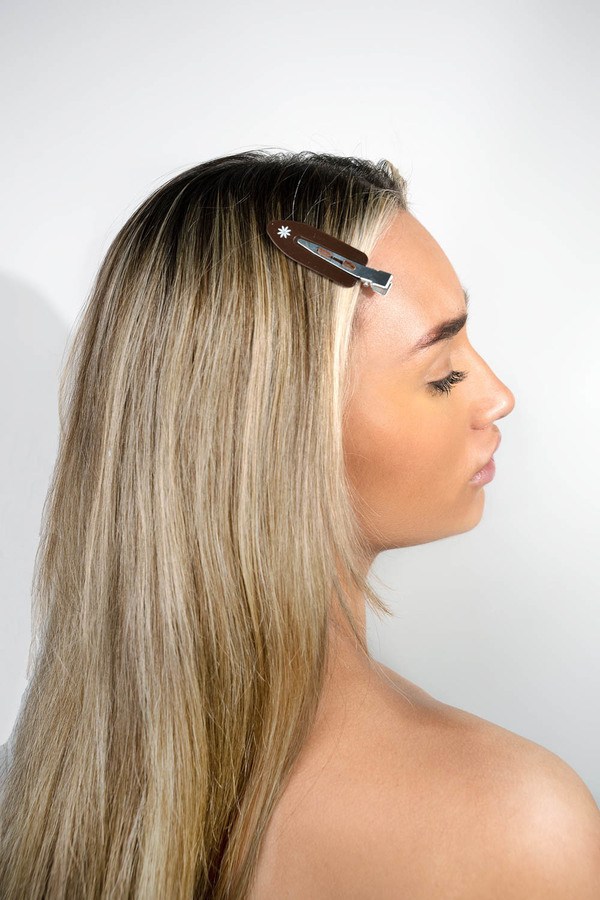 Brushworks Nude No Crease Hair Clips 8pcs