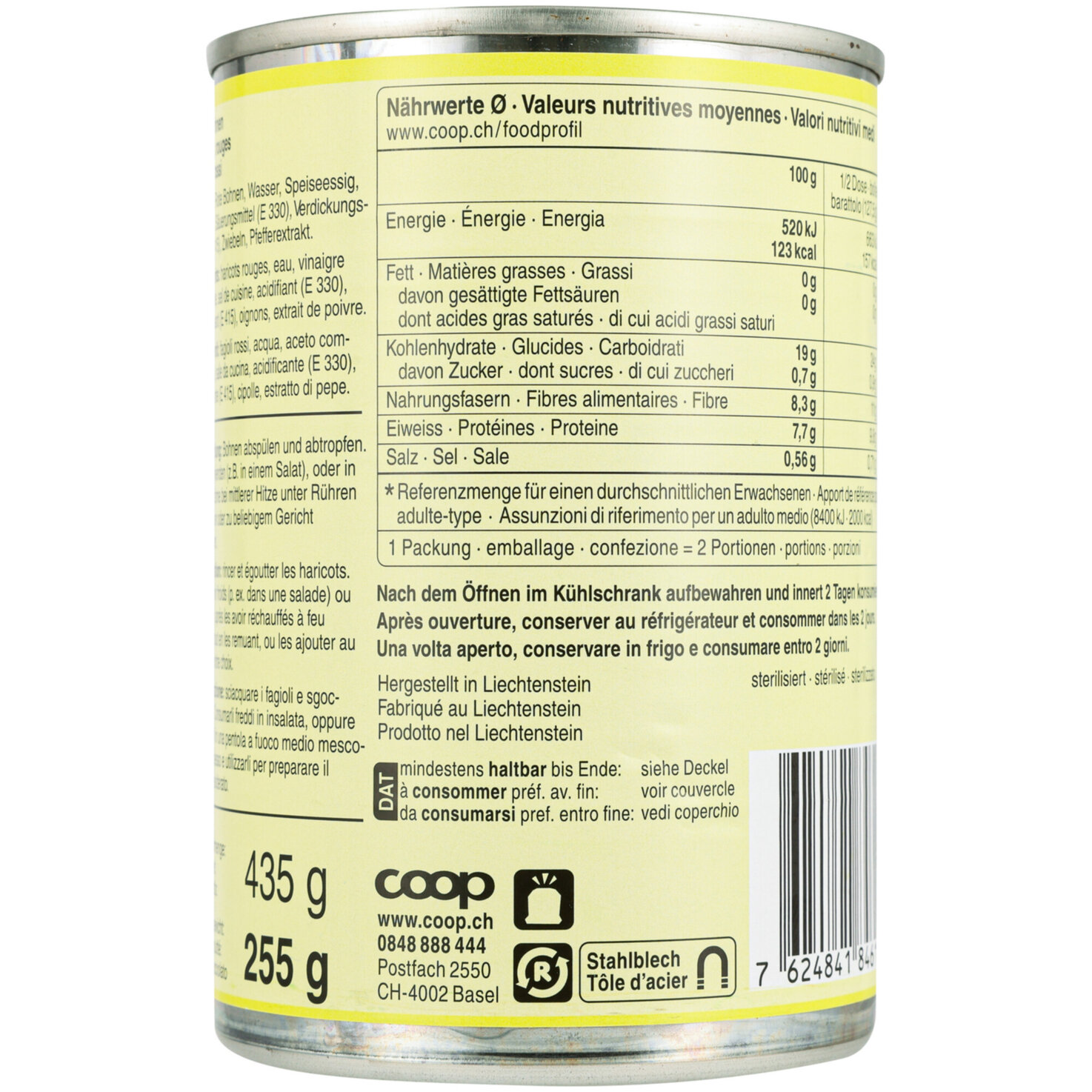 Prix Garantie Red Kidney Beans