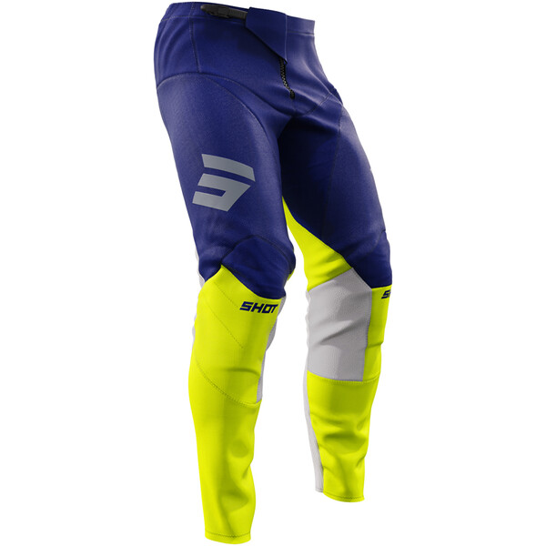 Shot - Pantalon Contact Iron Navy / Jaune fluo / Blanc