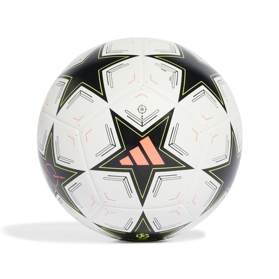adidas Ballon Training Champions League 2024/25 - Blanc/Noir/Argenté/Jaune