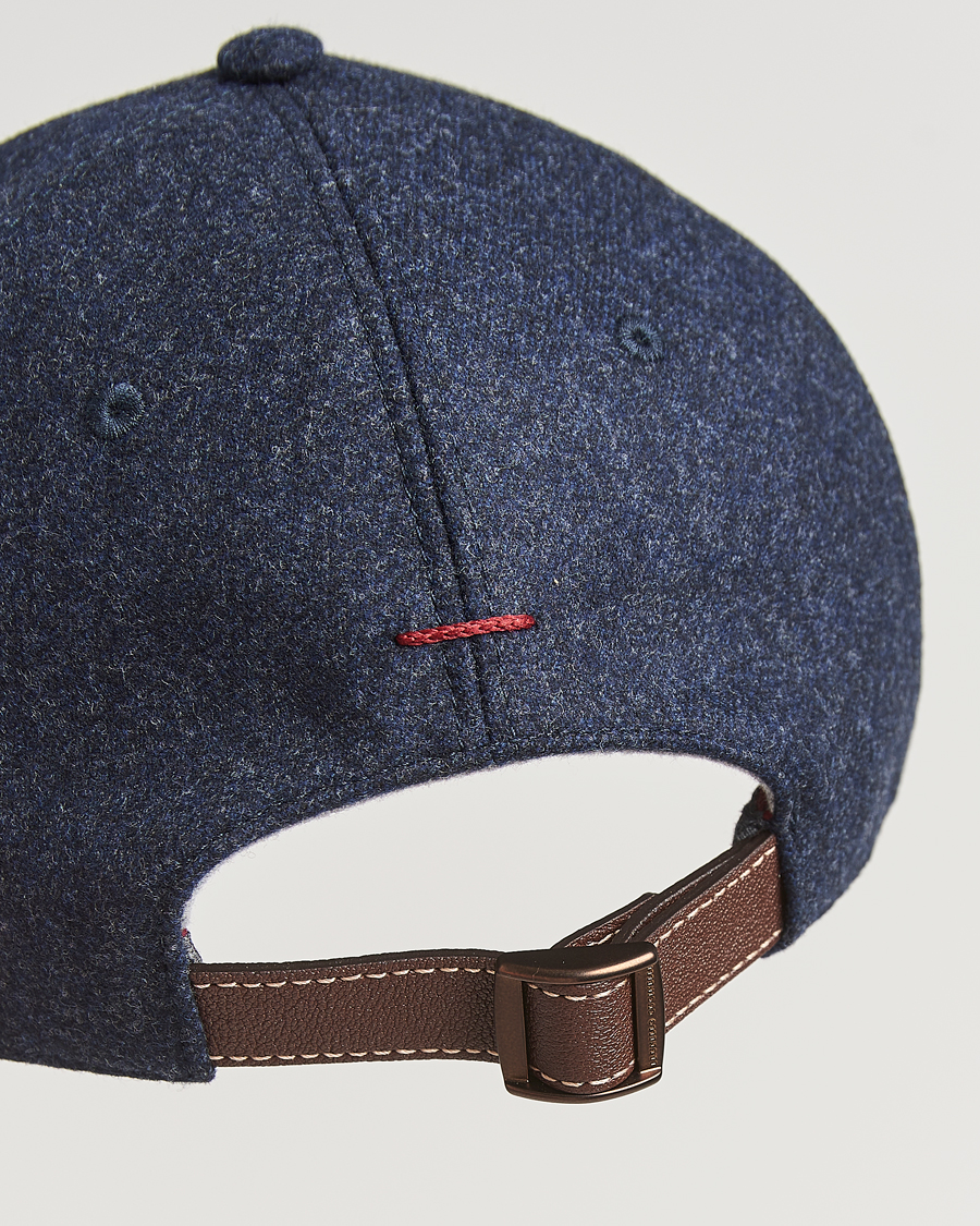Brunello Cucinelli Flannel Cap Navy