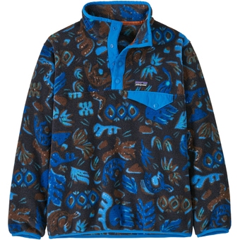 Patagonia Lightweight Synchilla Snap-T Fleecejacke Across Oceans: Pitch Blue Kinder