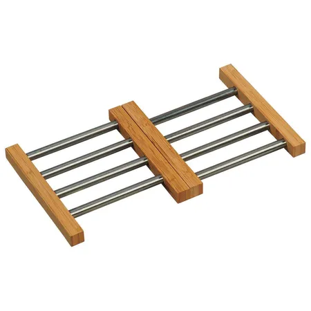 Kesper Variabler Topfuntersetzer, Edelstahl/Bambus FSC