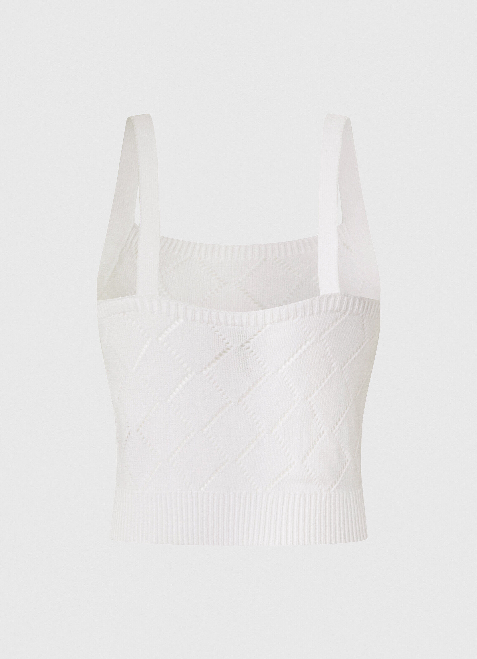 Blusa de algodão com flores bordadas - branca
