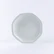 Assiette plate Octogonale blanche OGRE La Fabrique