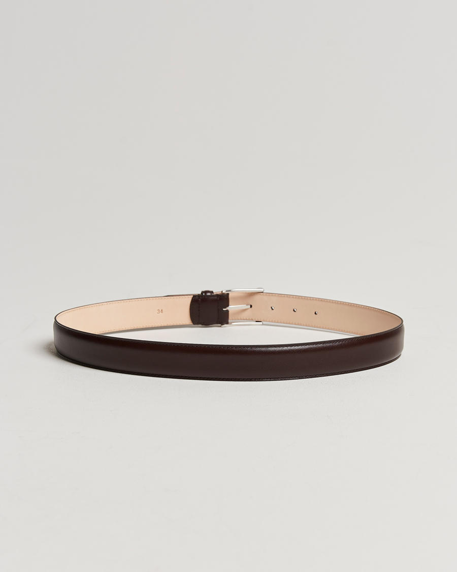 Crockett & Jones Belt 3,2 cm Dark Brown Calf