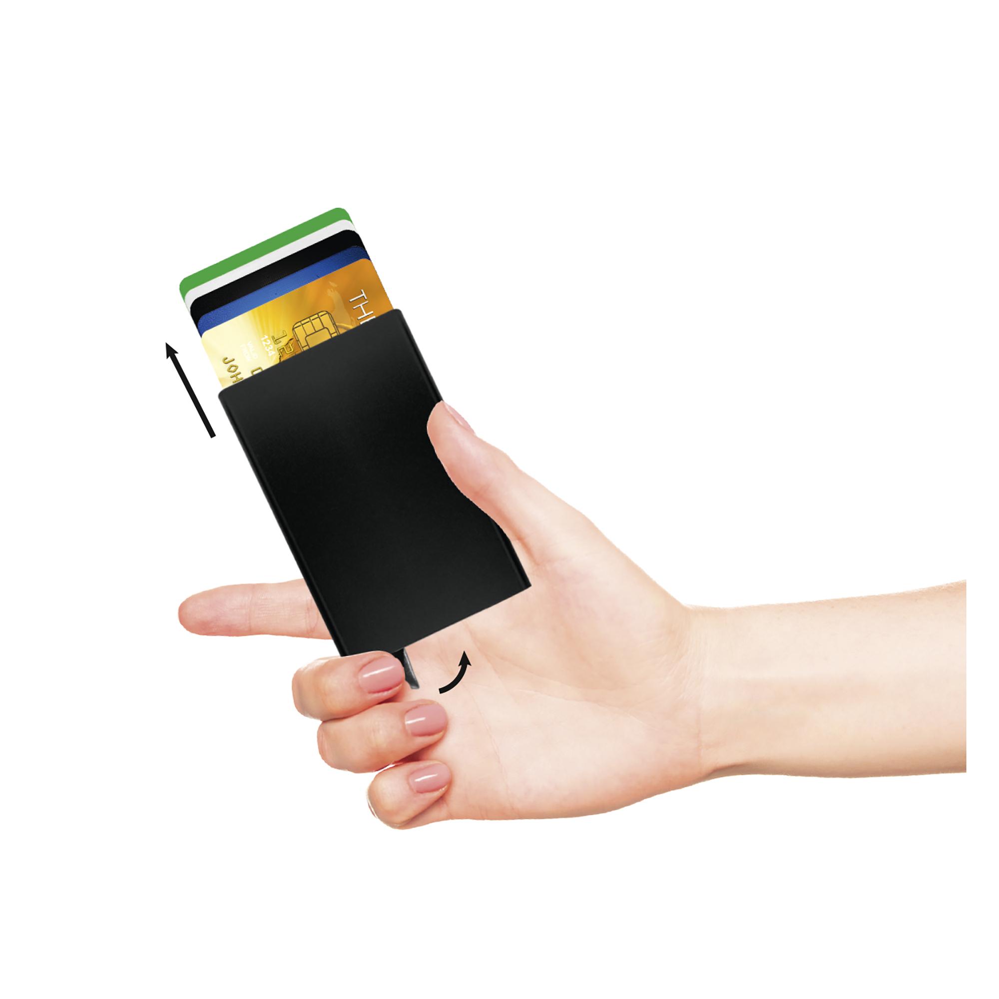 PORTE CARTE ANTI PIRATAGE RFID METAL