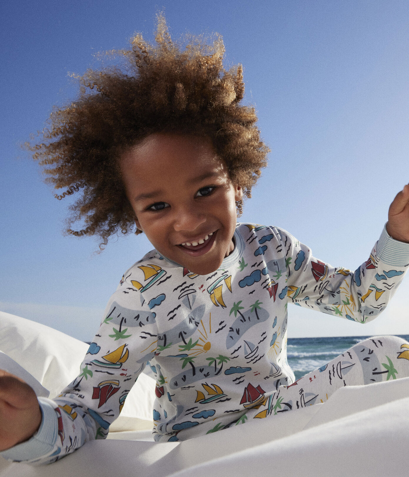 Pyjama explorateur en coton petite fille/petit garçon