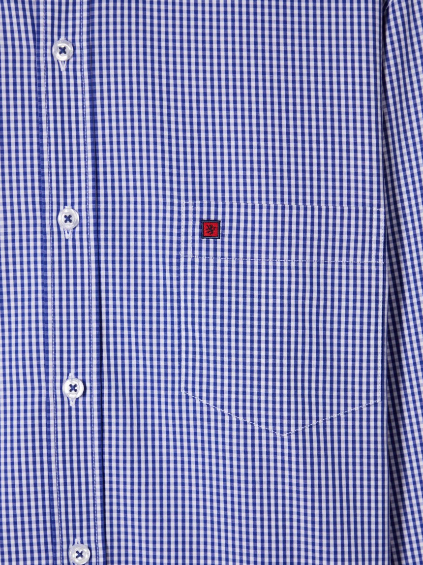 Camisa aos quadrados regular fit