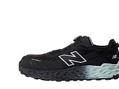 New Balance Cremorne sort sikkerhedssko med Fresh Foam mellemsål, giver høj komfort, god støtte og blød stødabsorbering. S.44