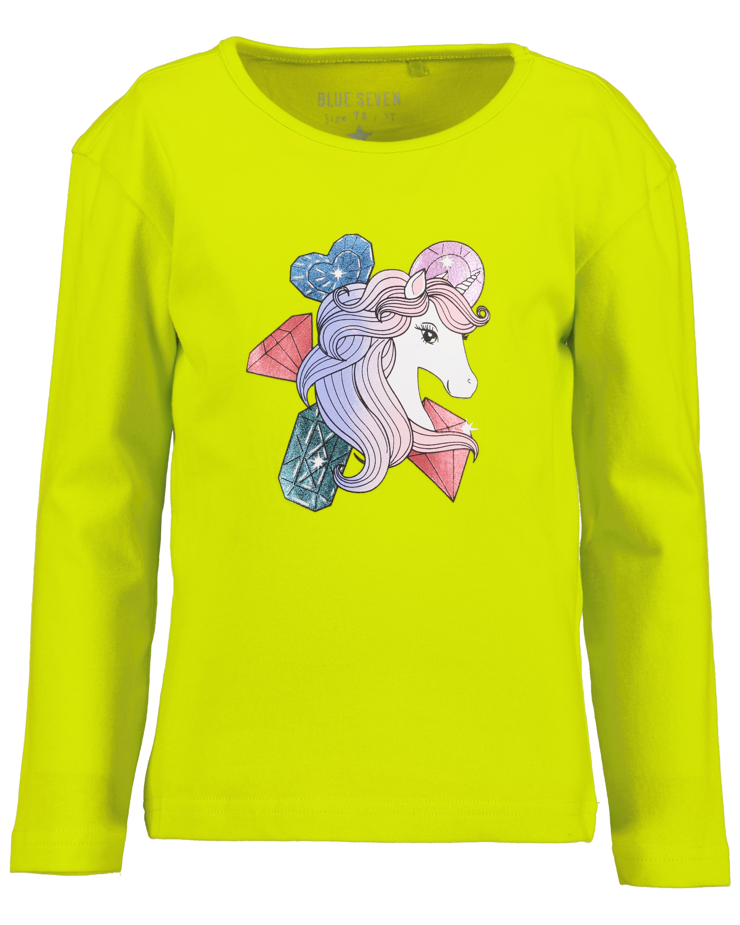 Blue Seven Langarmshirt, 2 Stk. mit süssen Einhorn-Motiven