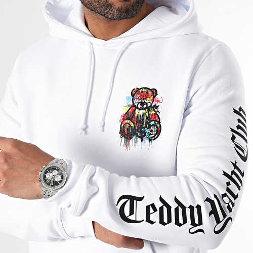 Sweat Capuche Essentials Art Series Dripping Chest Blanc