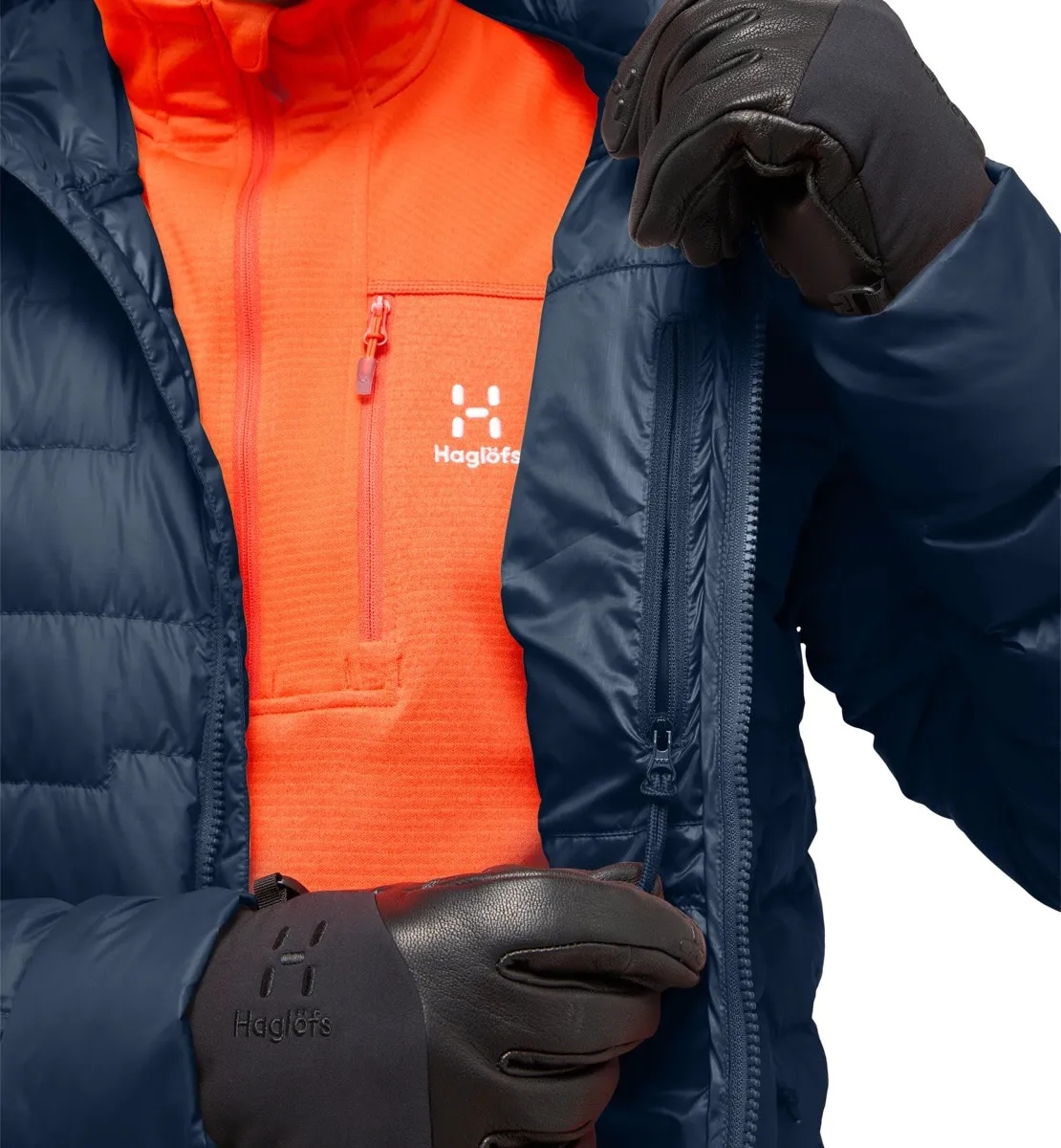 Haglöfs Roc Flash Down Hood Men Tarn Blue