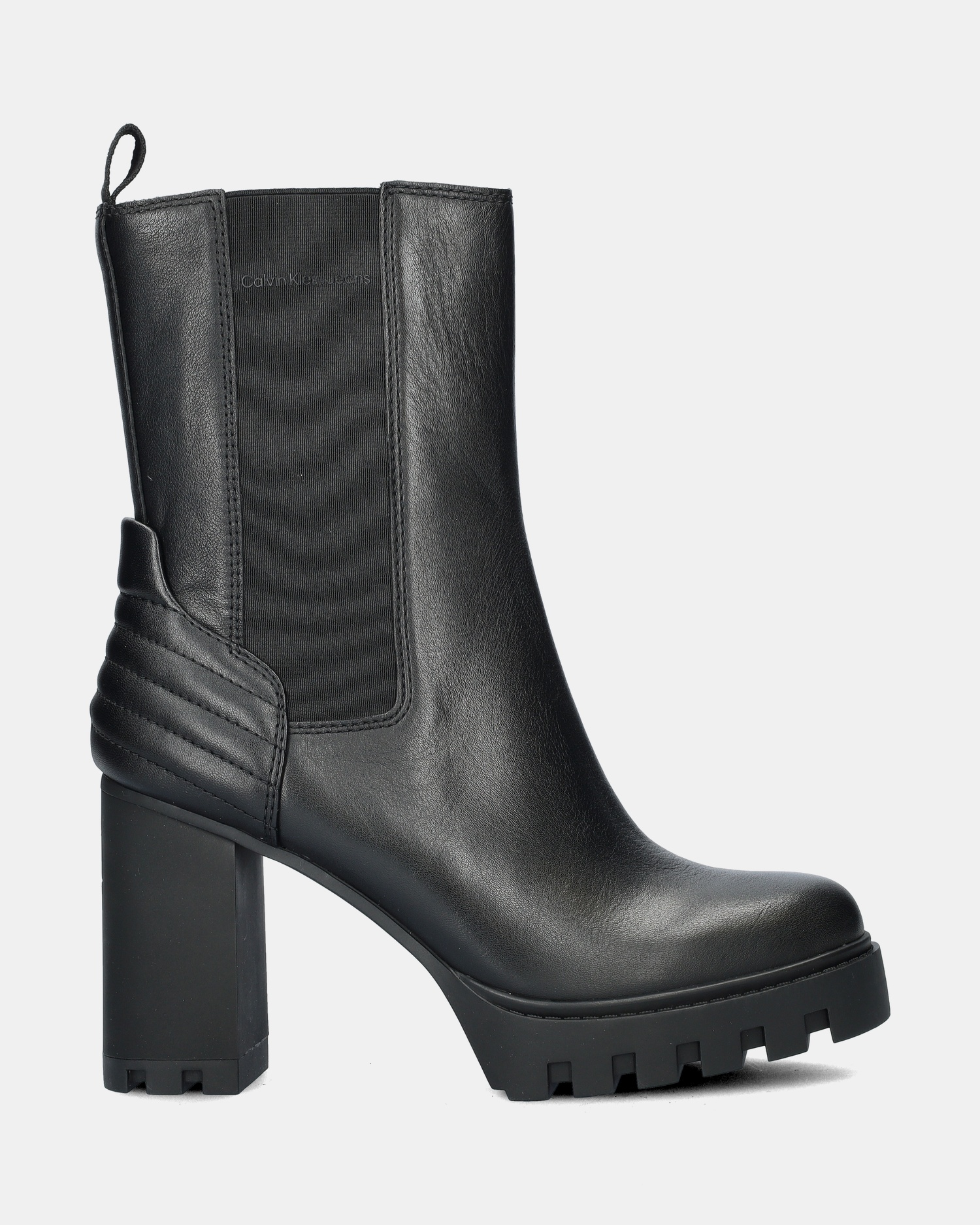 Calvin Klein Platform Chelsea Chelseaboots  - zwart
