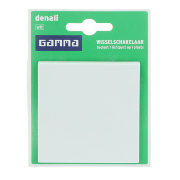 GAMMA Denali Wisselschakelaar Wit