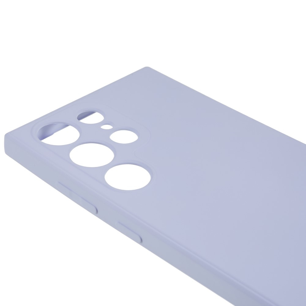 Samsung Galaxy S23 Ultra 5G Gummi Case Hülle mit Kameraschutz - Blaulila (Matt)