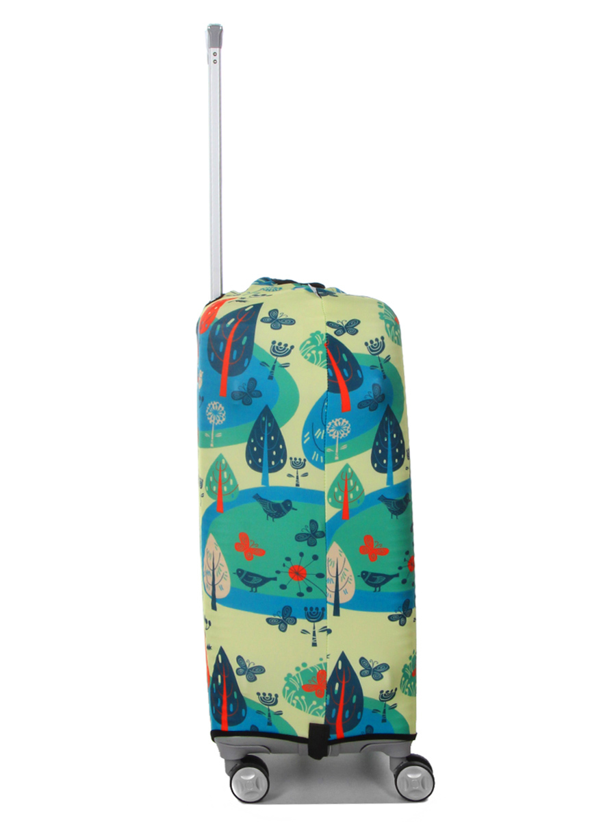 Housse de valise Periea Yellow and Blue Woodland M