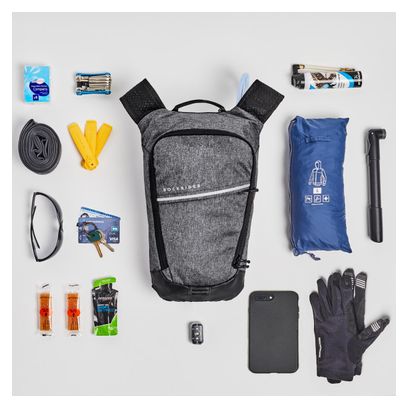 Sac d'Hydratation Rockrider 4L   Poche à Eau 1L Gris