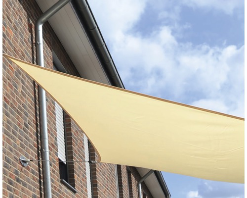 Rechthoekig zonnescherm, ivoor, met regenbescherming, 250x300 cm