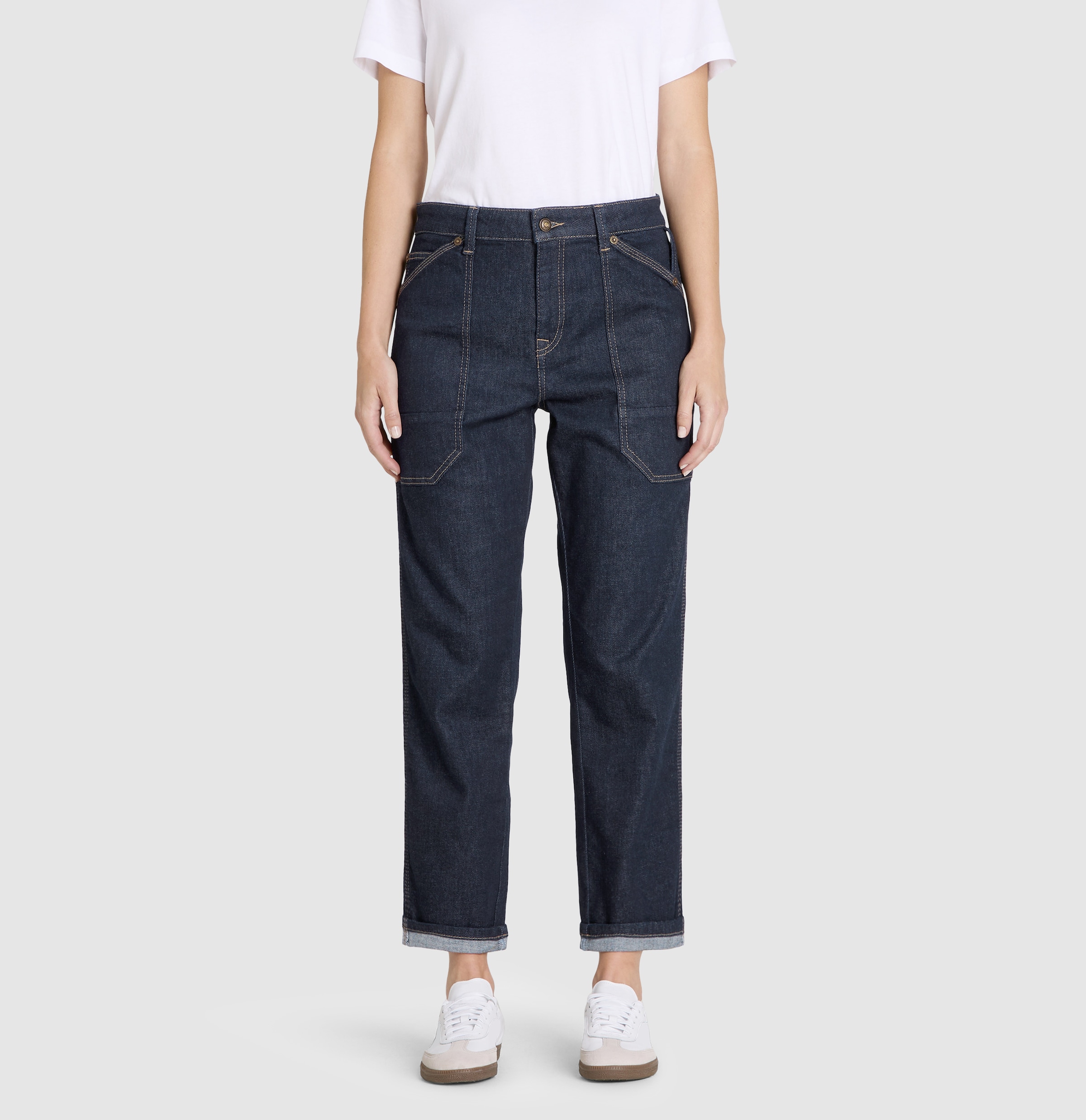 MAC 7/8-Jeans »IOWA«, mit aufgesetzten Taschen