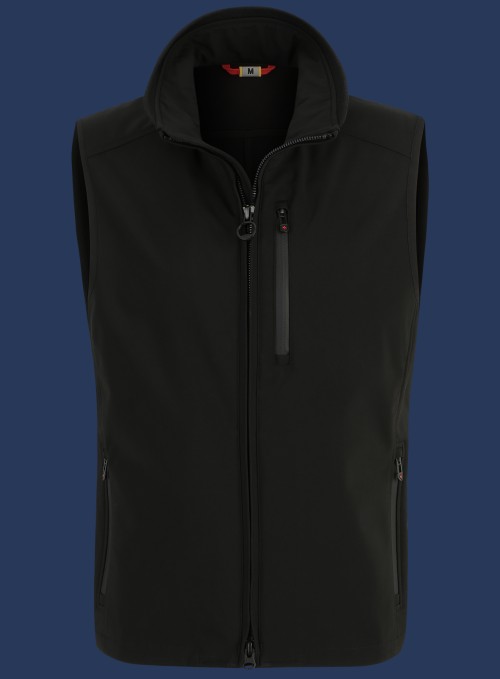 Alpinus Vest DynashellAquaLight, Schwarz