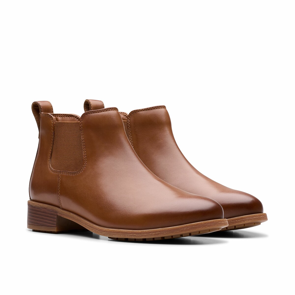 CLARKS<br>Botas Chelsea de Couro Havisham