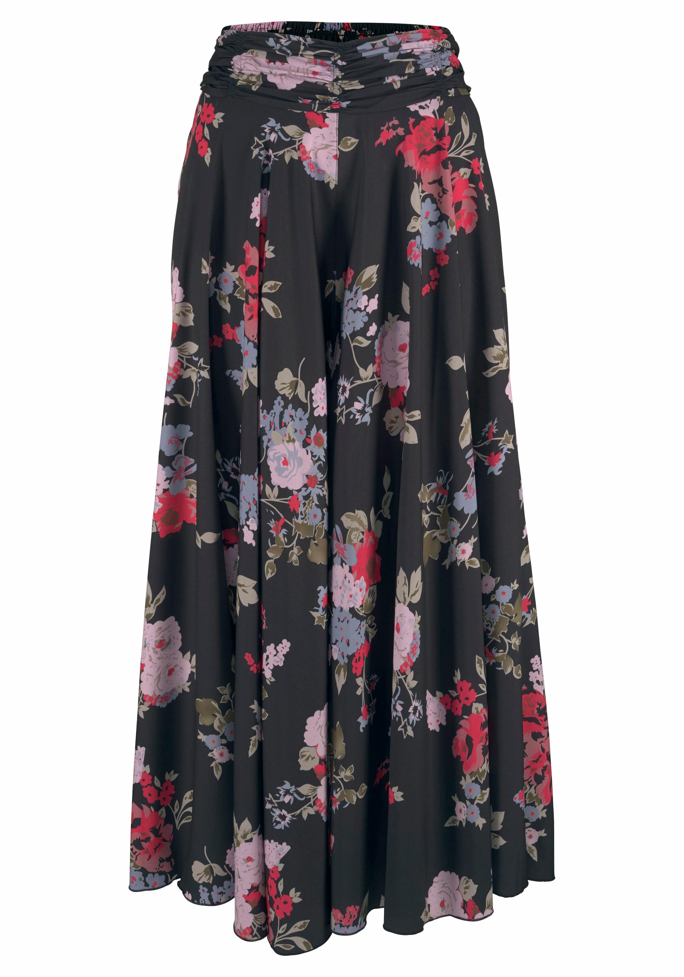 LASCANA Hosenrock , mit Blumenprint, Culotte, extraweites Bein