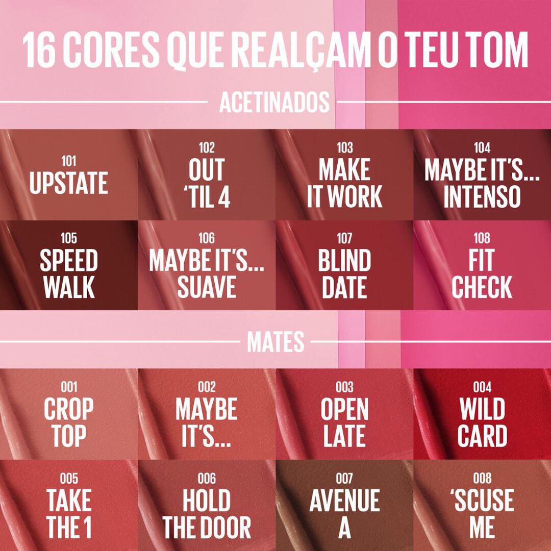 MAYBELLINE  Batom Matte Lifter