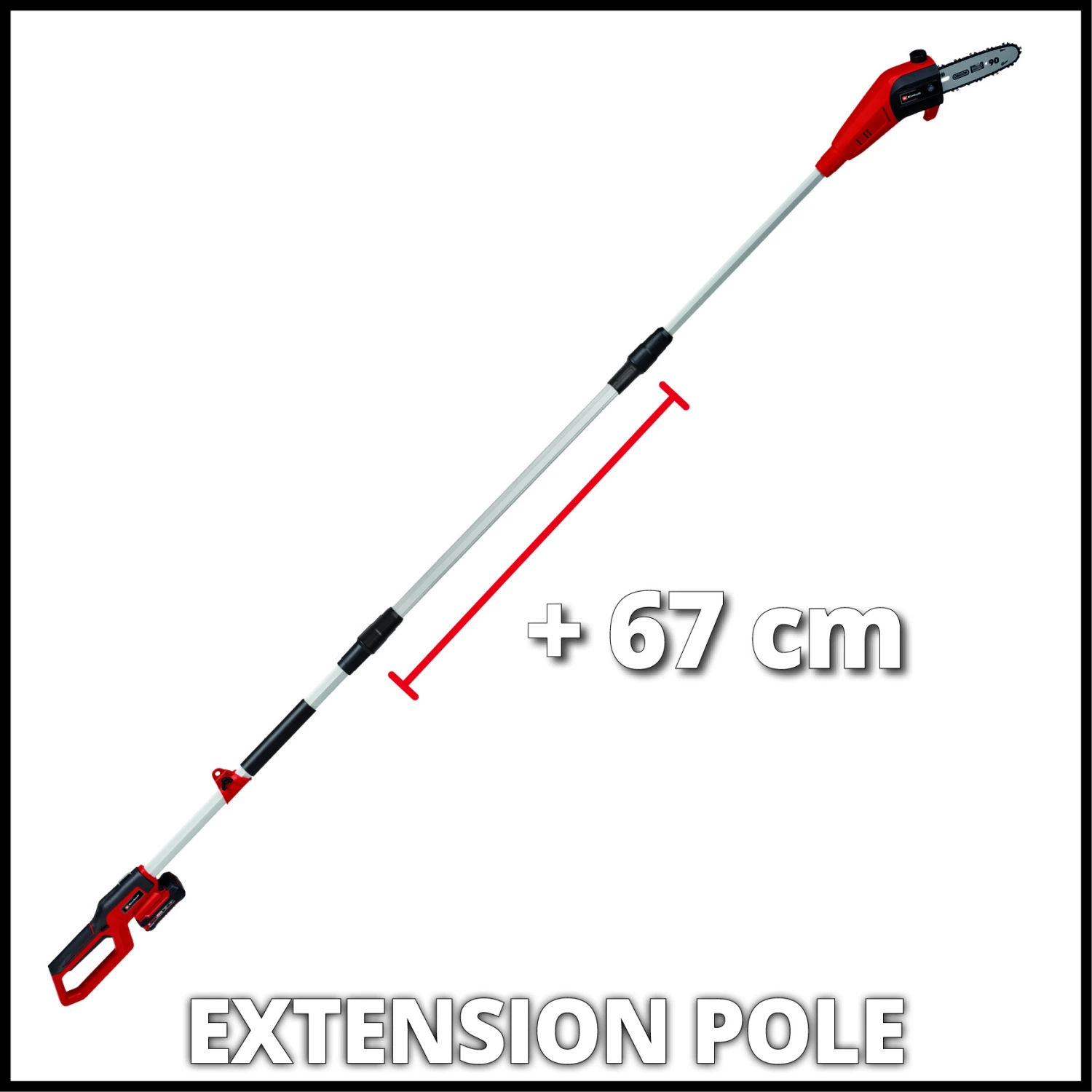 Einhell GC-LC 18/20 Li T Solo 18V Li-Ion accu Kettingzaag body - 250 x 200 mm