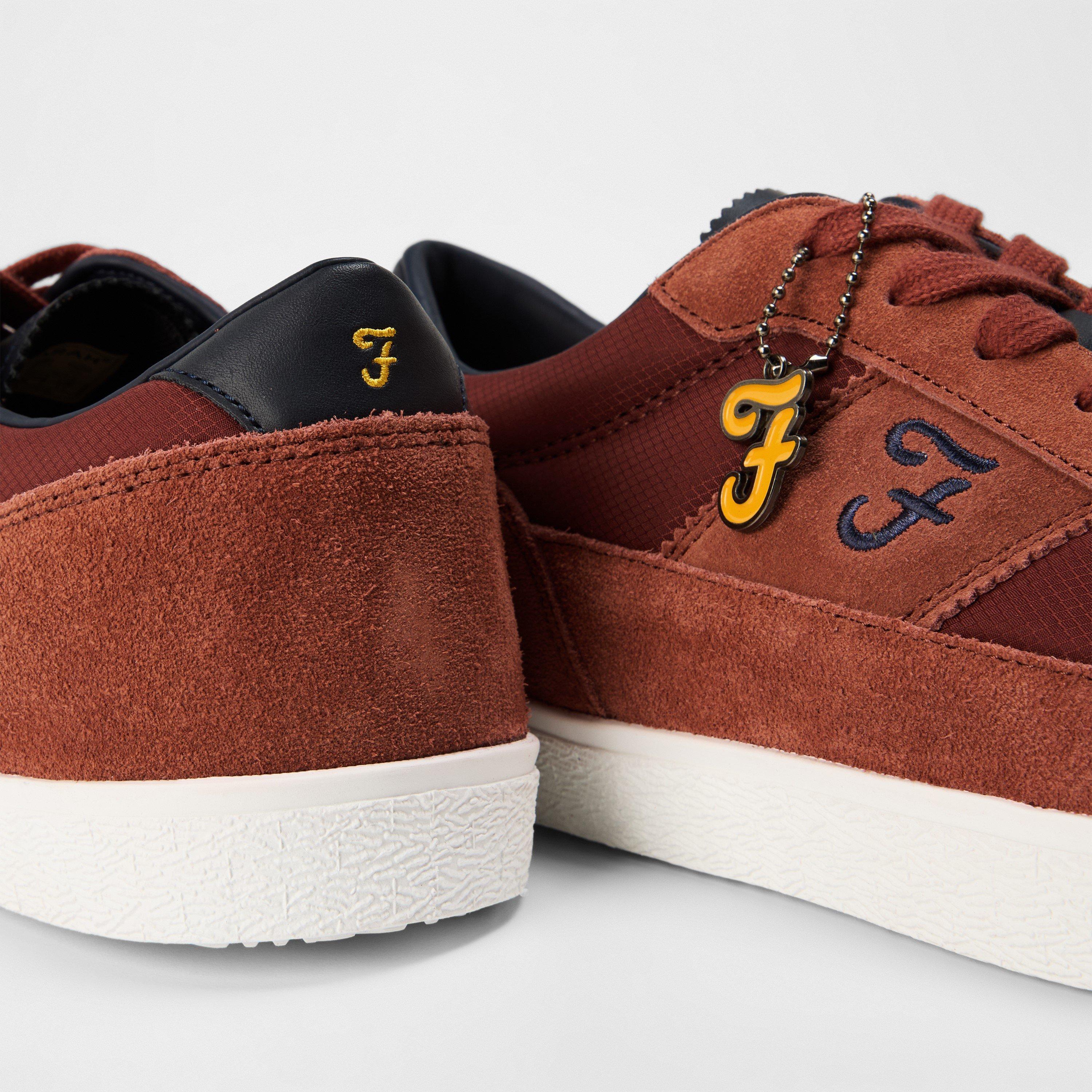 Farah Stanton Suede Cupsole Low top Trainers Mens