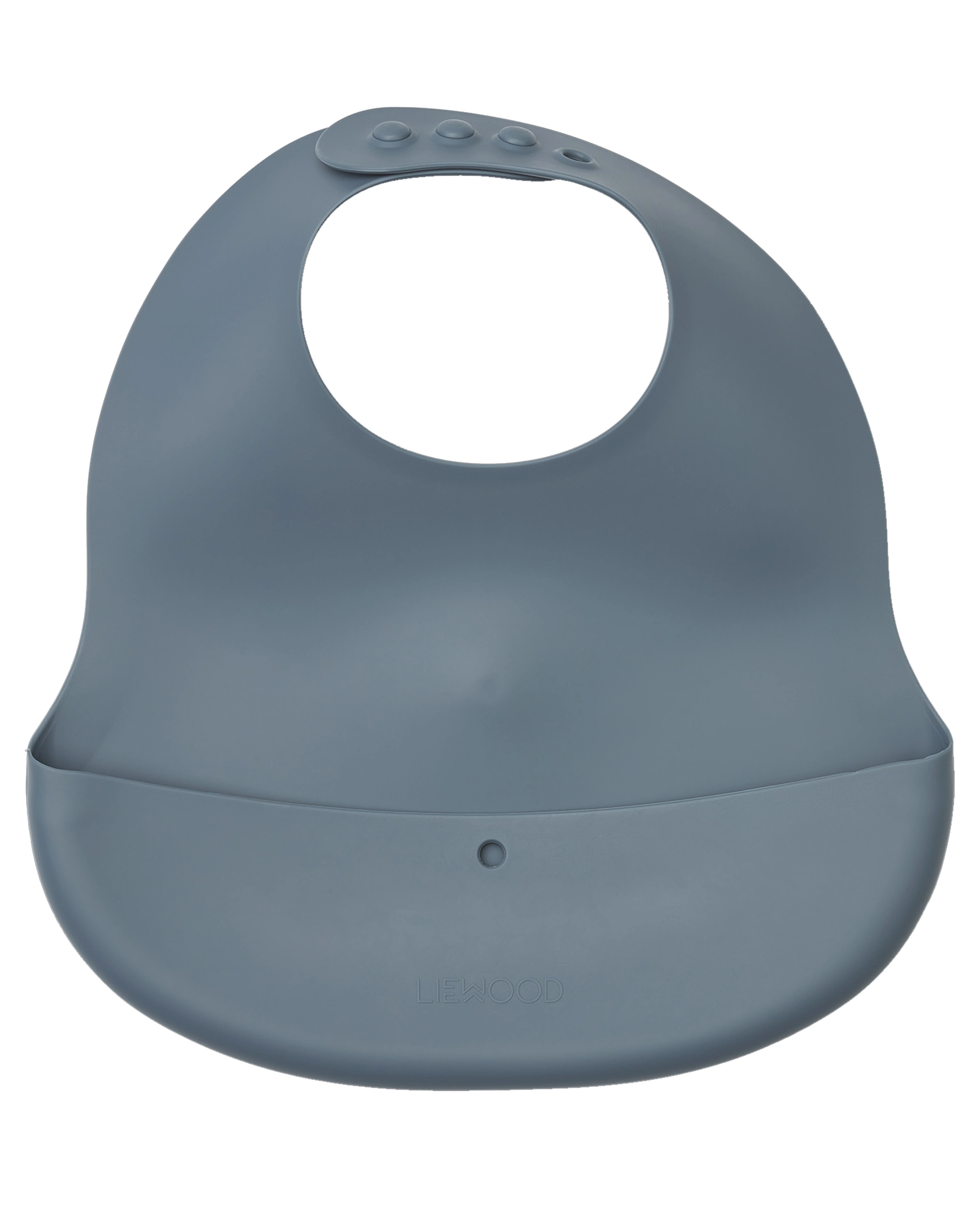 Silikon-Lätzchen EMBER mit Auffangschale 2-teilig in sea blue