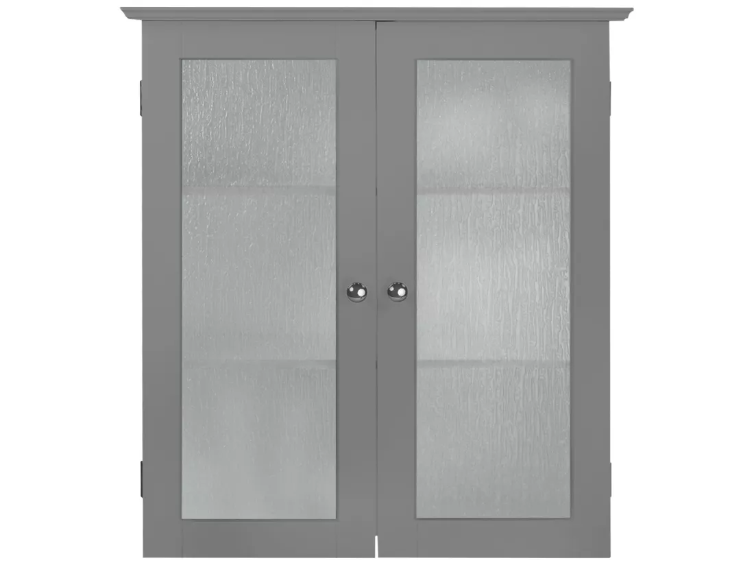 Placard mural de salle de bain armoire de rangement gris Connor Teamson Home
